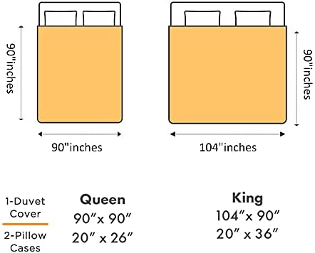 TOCOMOA Duvet Cover Queen, 100% Microfiber Comforter Cover Set, Ultra Soft 3 Pieces Bedding Set