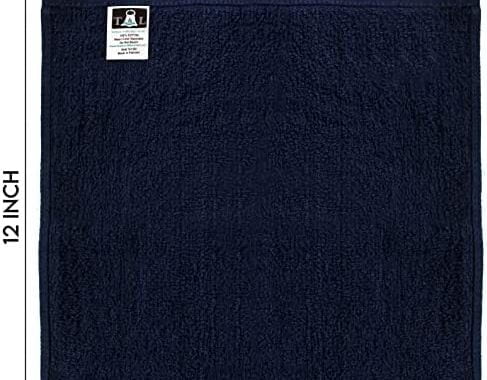 Amazon.com: Towel and Linen Mart 100% Cotton - Wash Cloth Set - Pack of 24 , Flannel Face Cloths, Hi