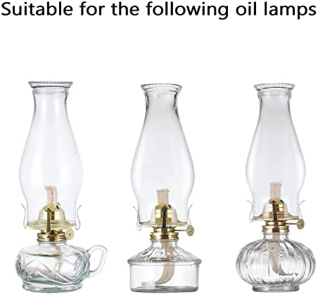 Oil lamp Burner, Lamp Brass Plated Kerosene lamp Burner, for Oil Lamp Antique Hurricane Lamps(40inch