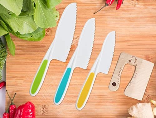 Amazon.com: PUPOUSE 12 Pieces Wooden Kids Kitchen Knife, Kids Knife Set Include Wood Kids Safe Knife