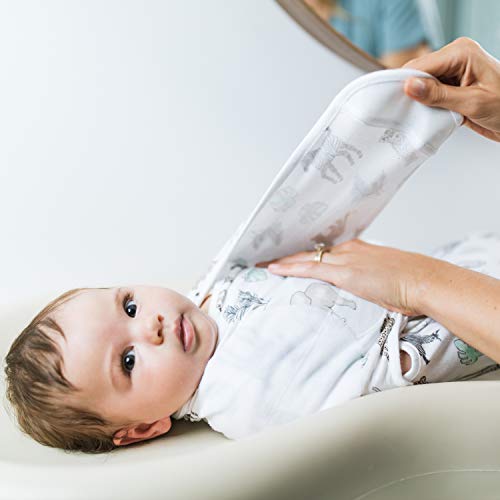 Amazon.com: aden + anais Essentials Easy Wrap Swaddle, Cotton Knit Baby Wrap, Newborn Wearable Swadd