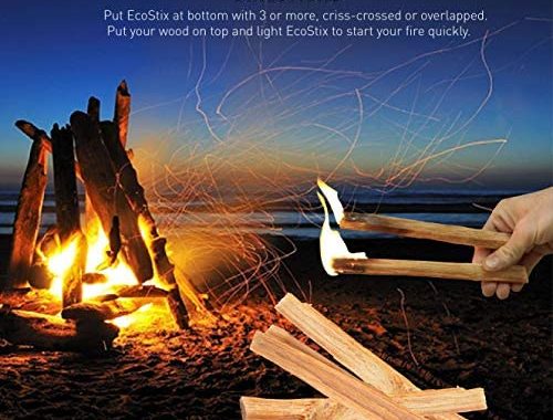 Amazon.com: EasyGoProducts Approx. 120 Eco-Stix Fatwood Fire Starter Kindling Firewood Sticks – 100%
