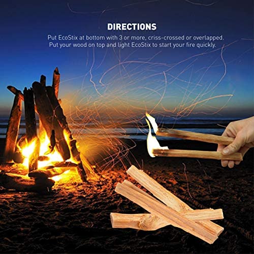 Amazon.com: EasyGoProducts Approx. 120 Eco-Stix Fatwood Fire Starter Kindling Firewood Sticks – 100%