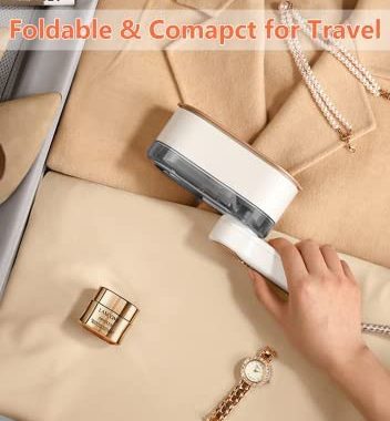 Amazon.com: Powerful Handheld Steam Iron for Clothes 10s Fast Heat up, Foldable Travel Steamer Iron