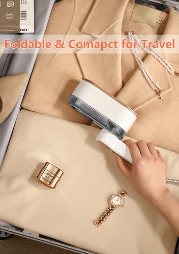 Amazon.com: Powerful Handheld Steam Iron for Clothes 10s Fast Heat up, Foldable Travel Steamer Iron