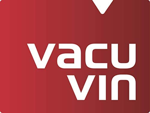 Vacu Vin Wine Saver Pump with Vacuum Bottle Stoppers (Black)