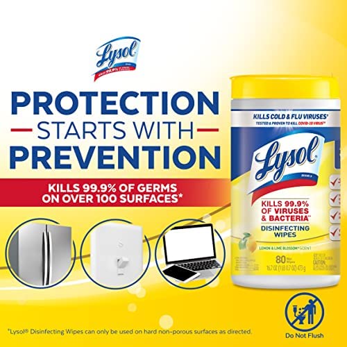 Amazon.com: Lysol Disinfectant Wipes, Multi-Surface Antibacterial Cleaning Wipes, For Disinfecting a
