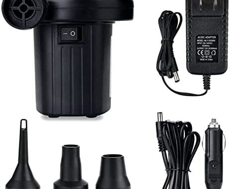 Amazon.com: Jasonwell Electric Air Pump Portable Quick-Fill AC DC Inflator Deflator Pump for Air Mat