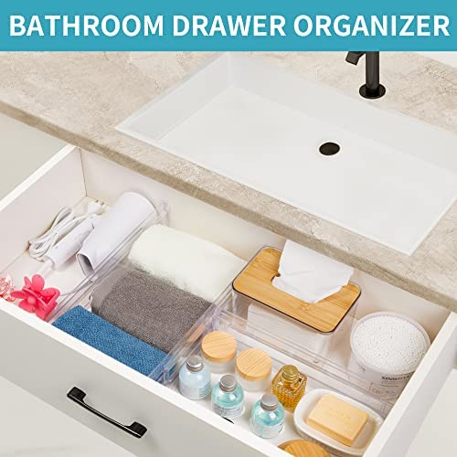 Amazon.com: Drawer Dividers Organizers 8 Pack, Vtopmart Adjustable 3.2" High Expandable from 12.5-21