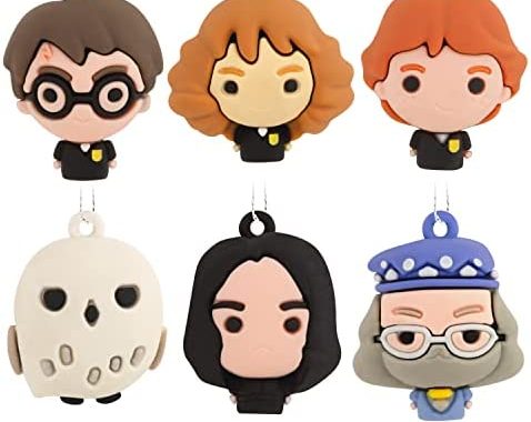 Hallmark Harry Potter and Friends Miniature Christmas Ornaments, Set of 6 (0002HCM9230)