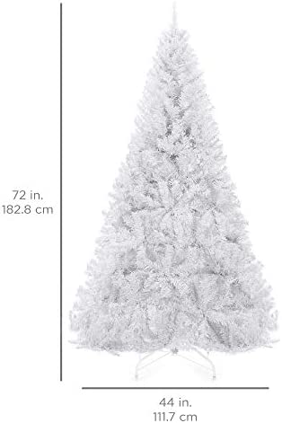 Best Choice Products 6ft Premium Hinged Artificial Holiday Christmas Pine Tree for Home, Office, Par