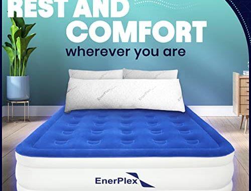 Amazon.com: EnerPlex Air Mattress with Built-in Pump - Double Height Inflatable Mattress for Camping