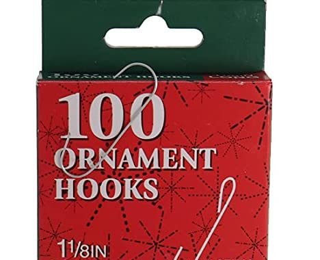 Amazon.com: Kurt Adler Christmas Ornament Hooks 100 Pieces Box Set : Home & Kitchen
