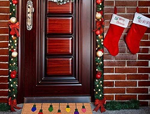 Amazon.com: Christmas Decorations, Christmas Door Mat Cartoon Gnome Floor Mat Hallway Kitchen Foot M