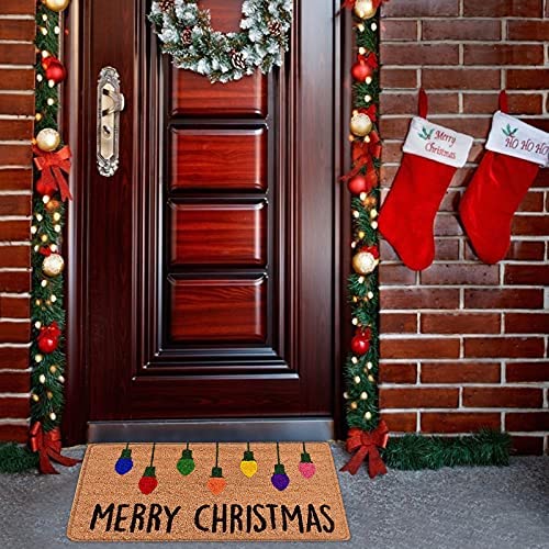 Amazon.com: Christmas Decorations, Christmas Door Mat Cartoon Gnome Floor Mat Hallway Kitchen Foot M