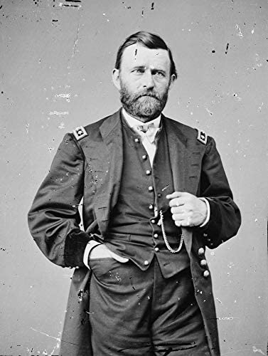 Amazon.com: Ulysses S. Grant Photograph - Historical Artwork from 1855 - US President Portrait - (11