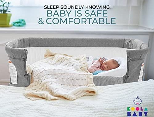 Amazon.com: 3 in 1 Baby Bassinet, Bedside Sleeper, & Playpen, Easy Folding Portable Crib (Grey)-