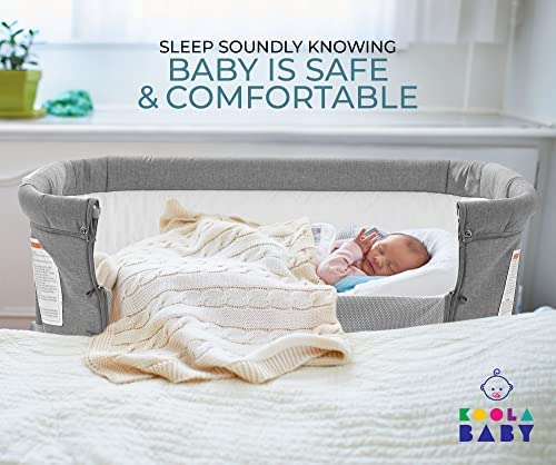 Amazon.com: 3 in 1 Baby Bassinet, Bedside Sleeper, & Playpen, Easy Folding Portable Crib (Grey)-