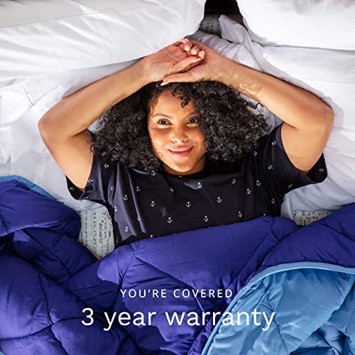 ViscoSoft Down Alternative Reversible Comforter Twin/Twin XL - All Seasons Breathable Extra Long Pre
