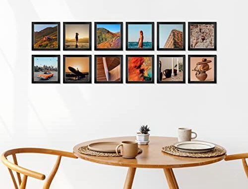 Amazon.com - LaVie Home 4x4 Picture Frames (2 Pack, Black), Classic 4 by 4 Picture Frame, Simple Des
