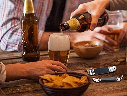 Amazon.com: 3 Pieces Magnetic Bottle Openers Can Opener Classic Beer Opener Stainless Steel Small Bo