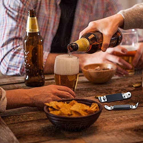 Amazon.com: 3 Pieces Magnetic Bottle Openers Can Opener Classic Beer Opener Stainless Steel Small Bo