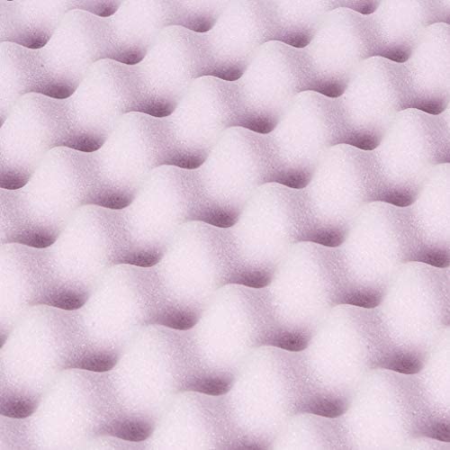 Amazon.com: Best Price Mattress 3 Inch Egg Crate Memory Foam Mattress Topper with Soothing Lavender