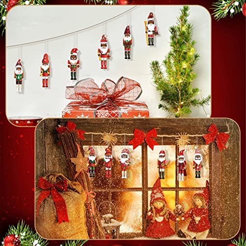 Amazon.com: 36 Pcs Christmas Nutcrackers Ornaments King and Soldier Nutcracker African American Wood