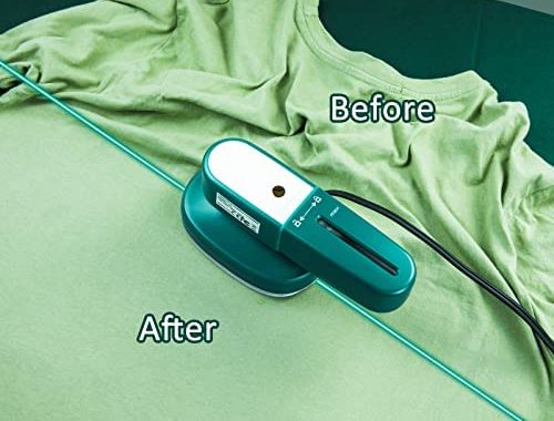 DEMEYATH Steamer for Clothes Steamer Portable Steam Iron,Handheld 2 in 1 Fabric Wrinkle Remover and