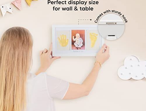 Amazon.com: Baby Hand and Footprint Kit - Personalized Baby Gifts, Baby Footprint Kit, Newborn Keeps