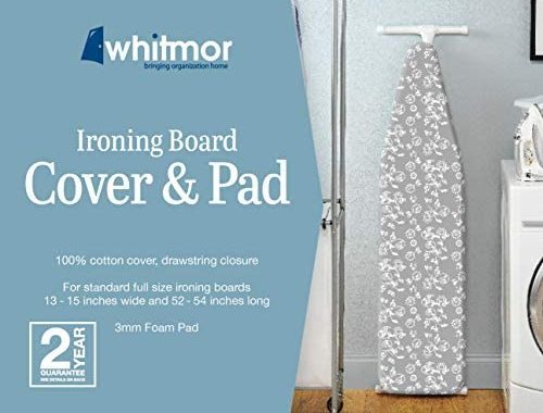 Amazon.com: Whitmor Scorch Resistant Ironing Board Cover and Pad - Grey Swirl : Home & Kitchen