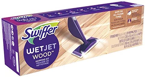 Amazon.com: Swiffer WetJet Wood Floor Mopping and Cleaning Starter Kit, All Purpose Floor Cleaning P