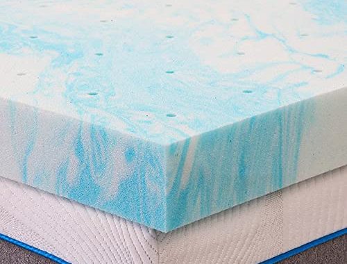 Amazon.com: Mattress Topper, Queen Size Gel Memory Foam Bed Topper, Soft Foam, Pressure Relief for B