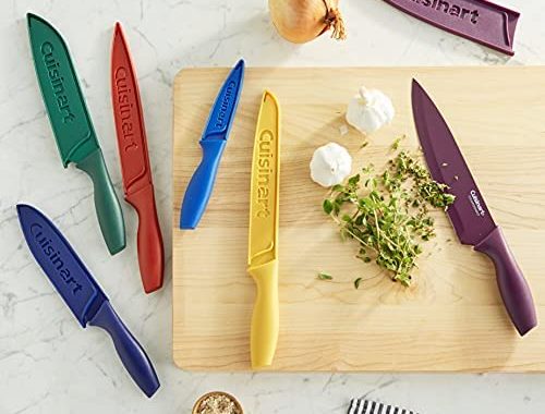 Amazon.com: Cuisinart C55-12PCKSAM 12-Piece Ceramic Coated Stainless Steel Knives, Comes with 6-Blad