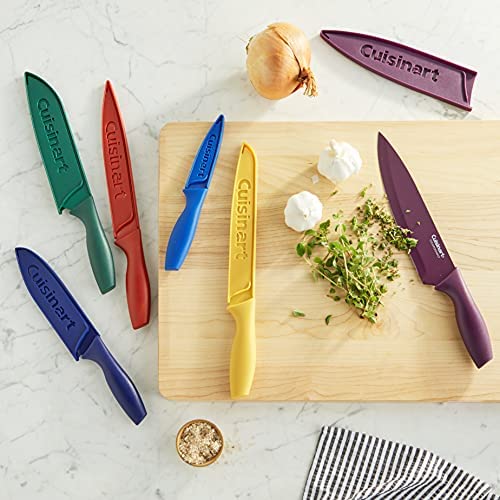 Amazon.com: Cuisinart C55-12PCKSAM 12-Piece Ceramic Coated Stainless Steel Knives, Comes with 6-Blad