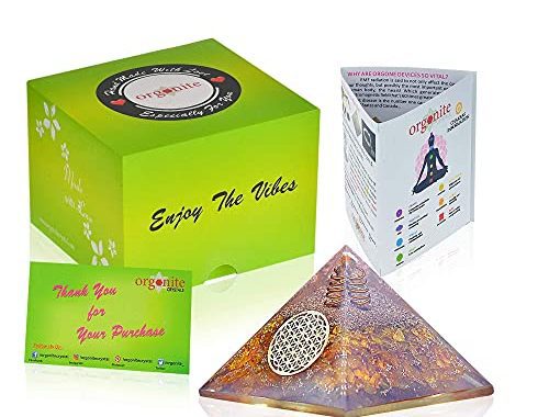Amazon.com: Orgonite Crystal Citrine Flower of Life Orgone Pyramid for Wealth and Success – Merchant