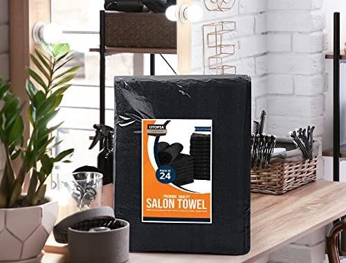 Amazon.com: Utopia Towels Cotton Bleach Proof Salon Towels (16x27 inches) - Bleach Safe Gym Hand Tow