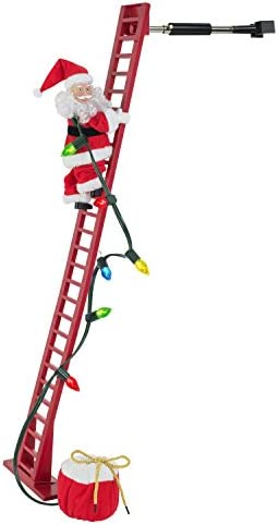 Amazon.com: Mr. Christmas Super Climber Musical Animated Indoor Christmas Decoration, 42 Inches, Whi