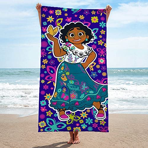 Disney Encanto The Magic of The Butterfly Kids Bath/Pool/Beach Towel - Super Soft & Absorbent Fa