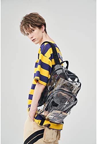 Amazon.com | Vorspack Clear Backpack Heavy Duty PVC Transparent Backpack with Reinforced Strap Stitc