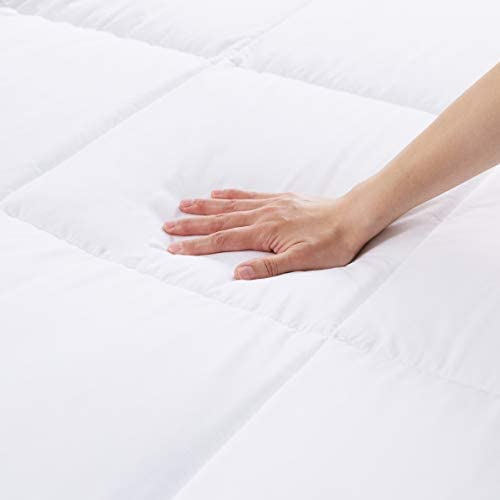 Amazon.com: Amazon Basics Down Alternative Bedding Comforter Duvet Insert - King, White, All-Season