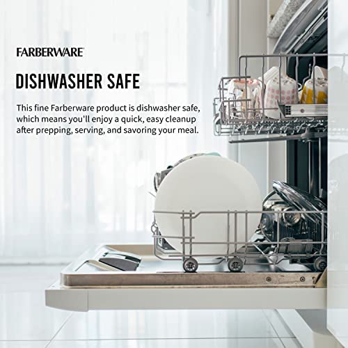 Amazon.com: Farberware Large Cutting Board, Dishwasher- Safe Plastic Chopping Board for Kitchen with