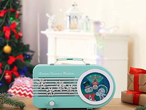 Amazon.com: Mr. Christmas Vintage North Pole Radio Holiday Jukebox Christmas Decoration Music Box, 1