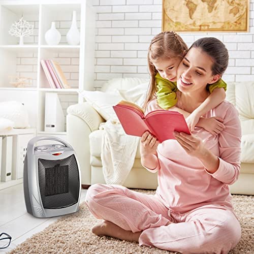Amazon.com: Portable Electric Space Heater 1500W/750W Personal Room Heater with Thermostat, Small De