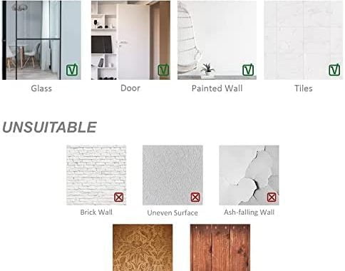 Delma Glass Full Length Wall Mirror Tiles, 14'' x 12'' x 4PCS, Frameless Full Body Mirror Tiles for