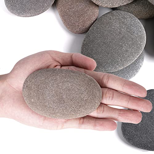 Amazon.com: River Rocks for Painting 12 Pcs Large 3.5-5 Inch Flat Smooth Painting Stones Craft Rock
