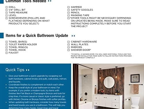 Franklin Brass Replacement -towel Bar, Clear -bathroom -towel Holder, -bathroom Accessories, 662318
