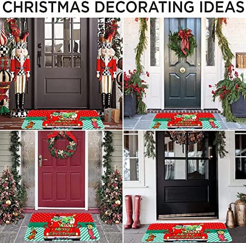 Amazon.com: Kravkind Christmas Door mat Christmas Decorations, for Indoor Home Christmas Party Essen