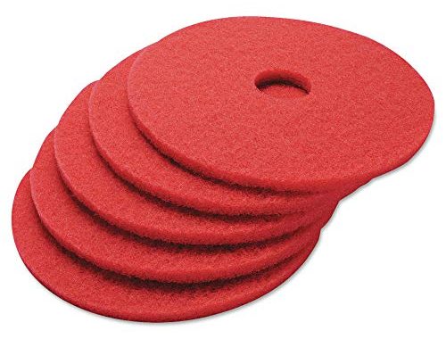 Amazon.com: Boardwalk BWK4017RED 17 in. dia. Buffing Floor Pads - Red (5-Piece/Carton) : Home &