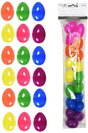 Brite Star Easter Eggs, 18 Count 1.875 inch, Bright